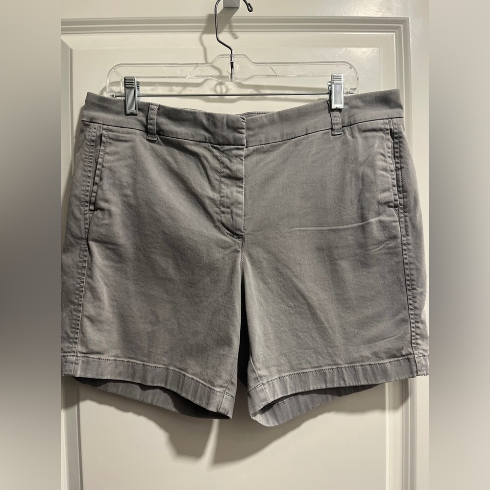 J Crew Women’s Grey Chino Shorts - size 14